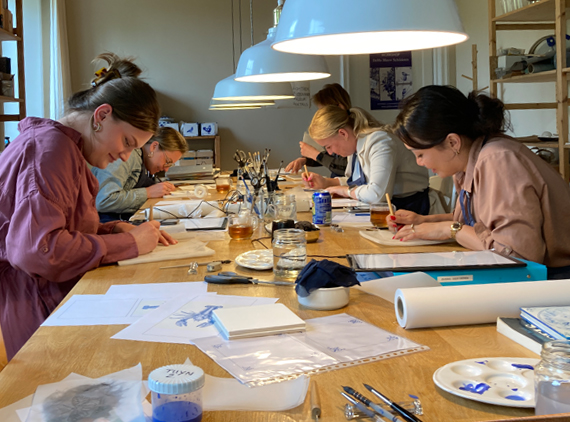 Workshop tegeltjes beschilderen